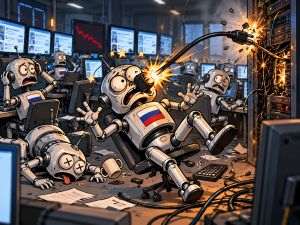 How russian bots took a beating